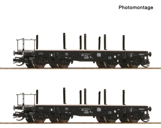 Roco 6680028 - TT 2er Set Schwerlastwagen DB Ep. IV