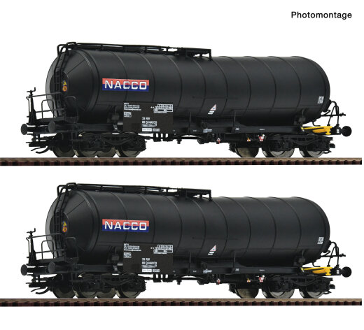 Roco 6680035 - TT 2er Set Knickkesselwagen Nacco Ep. V / VI