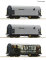Roco 6680023 - TT 3er Set Schiebeplanenwagen Captrain Ep. VI