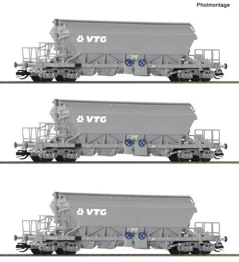 Roco 6680030 - TT 3er Set Kaliwagen VTG Ep. VI