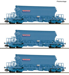 Roco 6680031 - TT 3er Set Kaliwagen Nacco Ep. VI