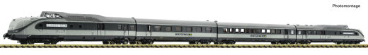 FLEISCHMANN 7760009 - N 4-tlg. Set: Dieseltriebzug BR 601 &bdquo;Zughotel&ldquo; Railadventure VI