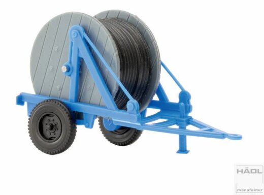 H&auml;dl 125001-13 - TT Kabeltrommelanh&auml;nger mit schwarzem Kabel, Fernblau