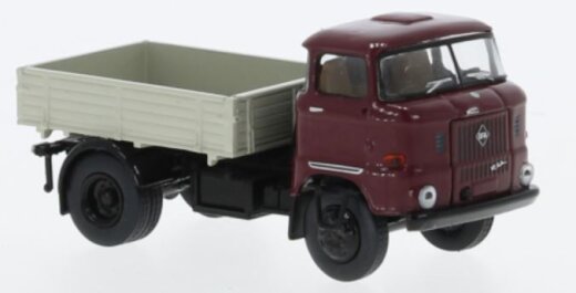Brekina 71256 - Brekina, IFA W 50 Zugmaschine, dunkelrot/grau, 1965, 1:87