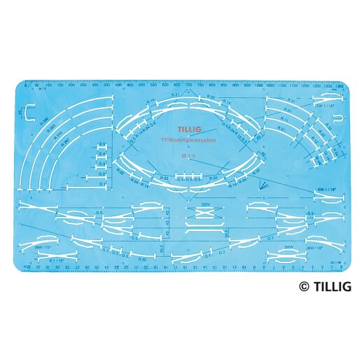 Tillig 83517 -Gleisschablone