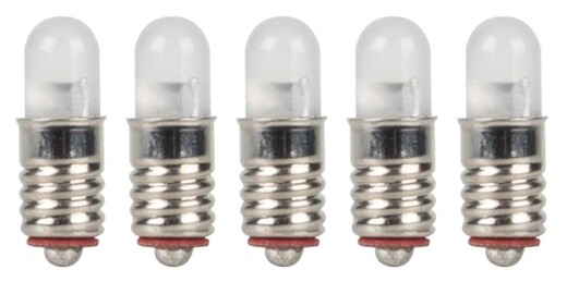 Faller 180228 - H0, TT, N, Z 5 LEDs f&uuml;r Beleuchtungssockel, warmwei&szlig;