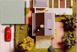 Busch 7036 - H0  TT    Dekoplatten: Pflastersteine