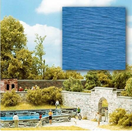 Busch 7426 - H0  TT    2 Dekoplatten &raquo;Wasser&laquo;