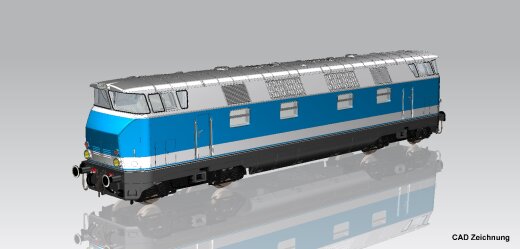 Piko 52585 - Diesellok/Sound BR V200 1001 DR III, Messe Leipzig + 8pol. Dec.