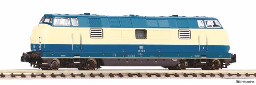 Piko 40513 -  N-Diesellok/Sound BR 221 blau beige DB IV + Next18 Dec.
