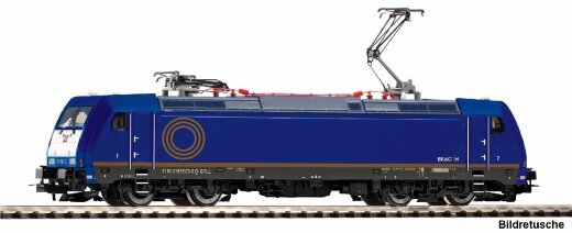 Piko 57871 - ~Elektrolok BR 185 blau Beacon VI + 8pol. Dec.