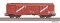 Piko 58477 - 4-achs. ged. G&uuml;terwg. 401Ka PKP IV