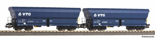 Piko 28342 - H0 2er Set Sch&uuml;ttgutwagen Falns 176 VTG NL VI