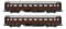 Saxonia 87175 - H0 2er Set Personenwagen C4&Uuml; Sa 07 m. Beleuchtung, K.S&auml;chs.Sts.E.B., Ep. I - DC/DCC