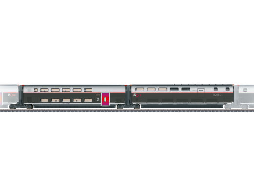 M&auml;rklin 43448 - Erg&auml;nzungswagen-Set 3 zum TGV INOUI