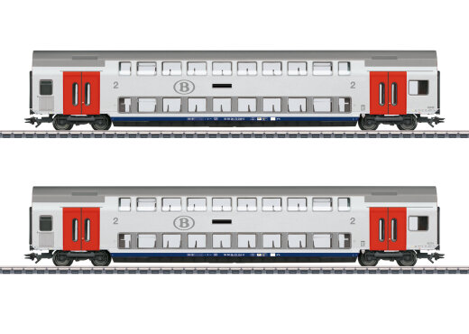 M&auml;rklin 043566 - Doppelstockwagen-Set SNCB
