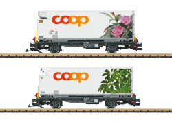 LGB L45885 - Containerwagen-Set Coop RhB