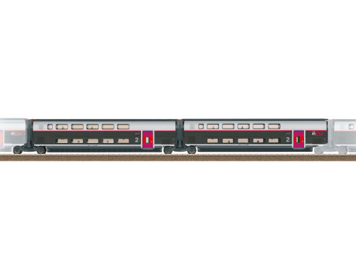 Trix T23188 - H0 Erg&auml;nzungswagen-Set 2 zum TGV INOUI