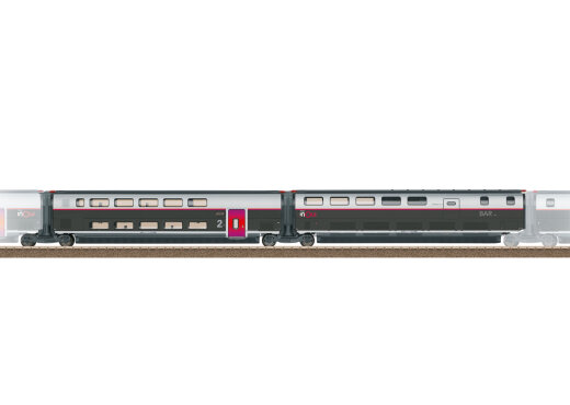 Trix T23189 - H0 Erg&auml;nzungswagen-Set 3 zum TGV INOUI