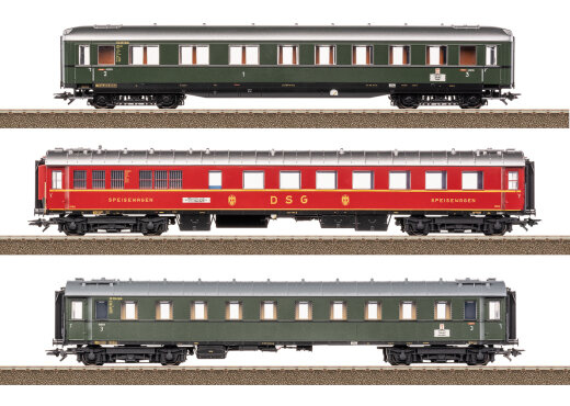 Trix T23623 - H0 Schnellzugwagen-Set 2 zum D 74