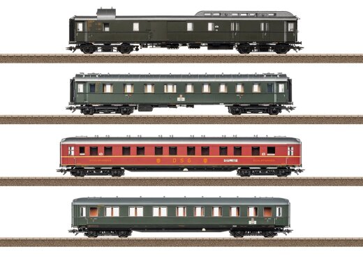 Trix T23651 - H0 Schnellzugwagen-Set 1 zum D 74