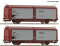 ROCO 6600257 - 2-tlg. Set: Schiebedach-/Schiebewandwagen SJ Ep.IV DC