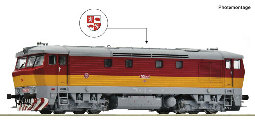 ROCO 7310090 - Diesellokomotive T 478 2079 CSD Ep.IV DCC Sound