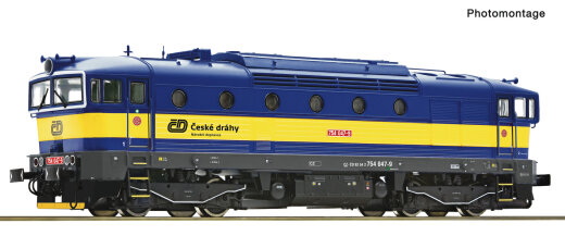 ROCO 7300089 - Diesellokomotive 754 047-9 CD Ep.VI DC