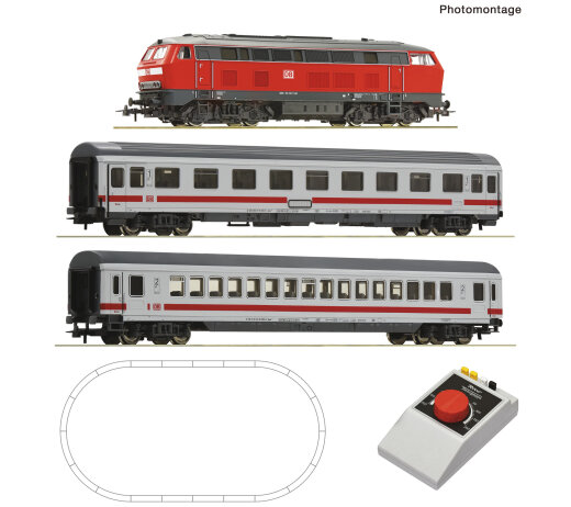 ROCO 5100016 - Analog Start Set: Diesellokomotive BR 218 (GEOLINE) DB-AG Ep.VI DC