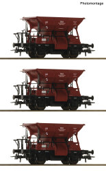 ROCO 6600283 - 3-tlg. Set: Talbot-Schotterwagen &Ouml;BB...