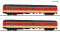 ROCO 6210180 - 2-tlg. Set: Bahnpostwagen "Postschnellzug" &Ouml;BB Ep.IVEp.V DCC