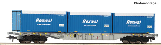 ROCO 6600234 - Containertragwagen AAE Ep.VI DC