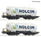 ROCO 6600233 - 2-tlg. Set: Silowagen Holcim Ep.VI DC