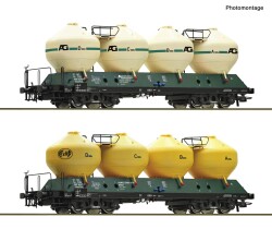 ROCO 6600236 - 2-tlg. Set: Silowagen CSD Ep.IV DC