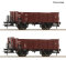 ROCO 6600267 - 2-tlg. Set: Offene G&uuml;terwagen DB Ep.III DC