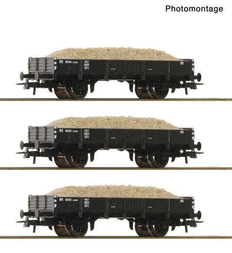 ROCO 6600259 - 3-tlg. Set: Sandwagen NS Ep.III DC
