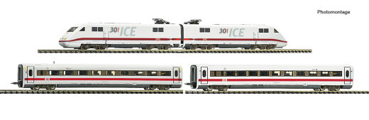 FLEISCHMANN 7760012 - N 4-tlg. Set: Elektrotriebzug 401 086-4 &bdquo;30 Jahre ICE&ldquo; DB-AG /VI DC
