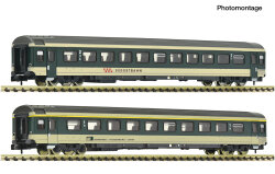 FLEISCHMANN 6260096 - N 2-tlg. Set 2: Reisezugwagen...