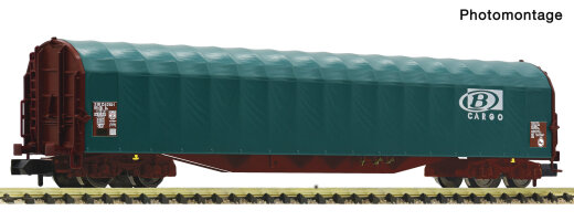 FLEISCHMANN 6660164 - N Schiebeplanenwagen SNCB Ep.V/VI DC