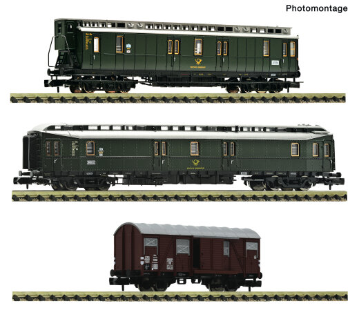 FLEISCHMANN 6660168 - N 3-tlg. Set: Postzug DB Ep.III DC