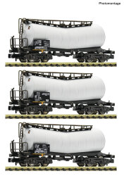 FLEISCHMANN 6660170 - N 3-tlg. Set: Knickkesselwagen...