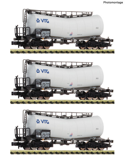 FLEISCHMANN 6660171 - N 3-tlg. Set: Knickkesselwagen VTG /VI DC