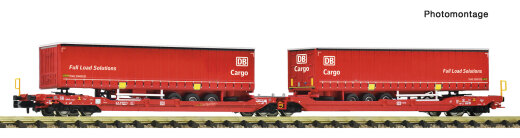 FLEISCHMANN 6660103 - N Doppeltaschen-Gelenkwagen T3000e DB-AG /VI DC