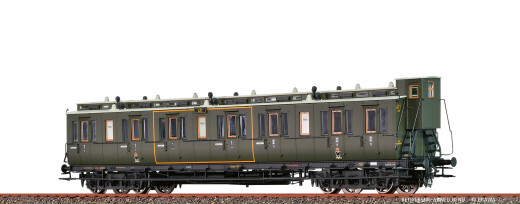 Brawa 45267 - H0 Abteilwagen AB4 K.P.E.V. Ep.I