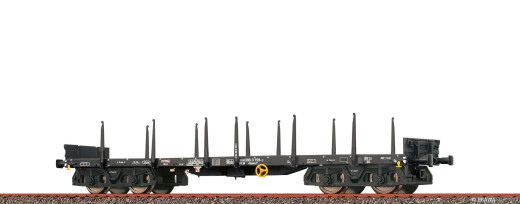Brawa 47122 - H0 Flachwagen Rmms663 DB Ep.IV