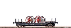 Brawa 47918 - H0 Tiefladewagen SSm K.Bay.Sts.B., mit...