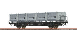 Brawa 49138 - H0 Beh&auml;ltertragwagen Lbs589 DB, mit...