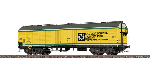 Brawa 50417 - H0 Gedeckter G&uuml;terwagen Gags-v "VEB WEIMAR-KOMBINAT" DR Ep.IV