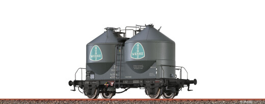Brawa 51328 - H0 Staubbeh&auml;lterwagen Ucs56 Kds "Quarzwerke" DB Ep.III