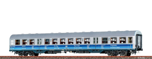 Brawa 58201 - H0 Nahverkehrswagen Bnrzb728 "Flughafen Frankfurt/Main" DB Ep.IV DC